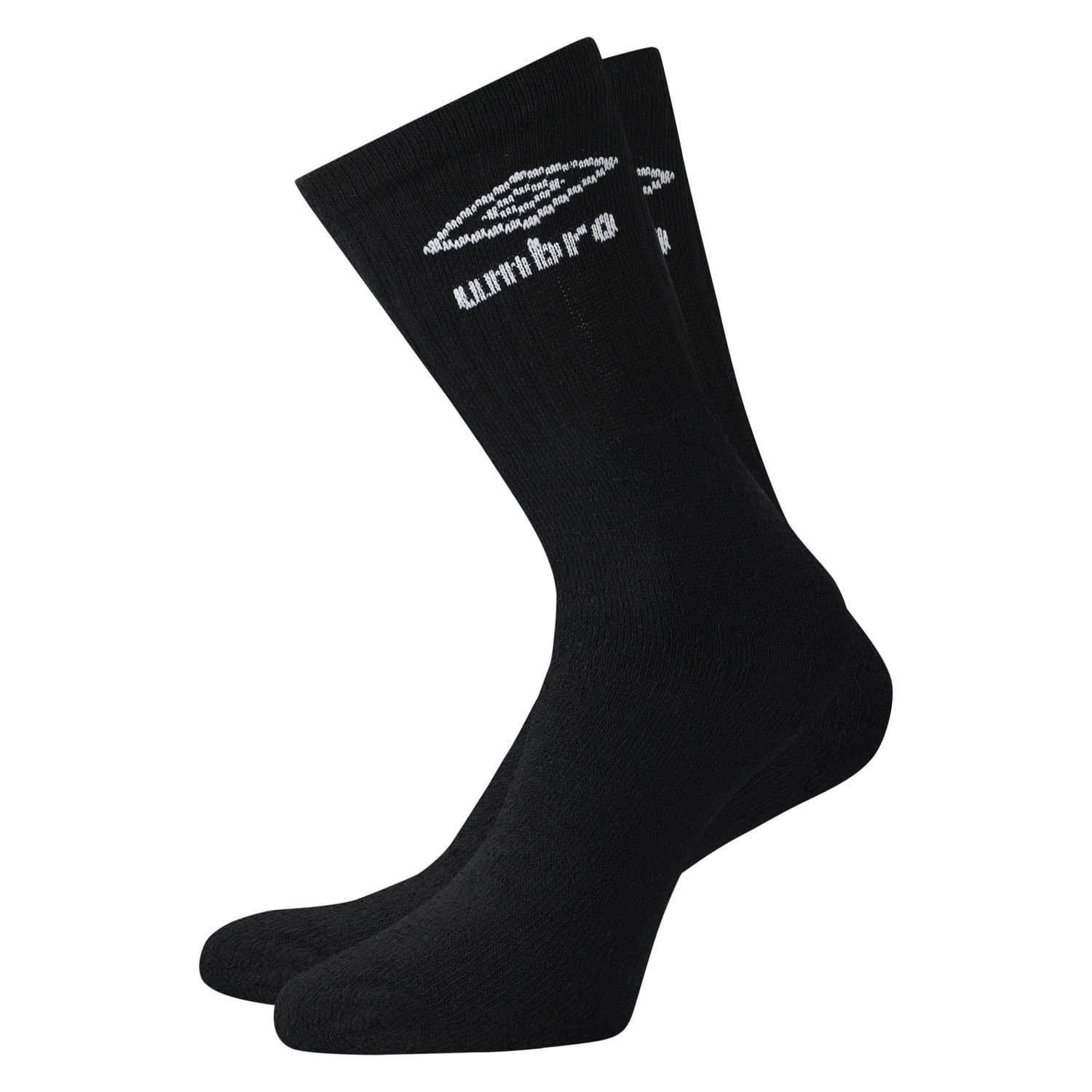 Umbro Umbro Men's Crew Socks (Pack of 3) in Black