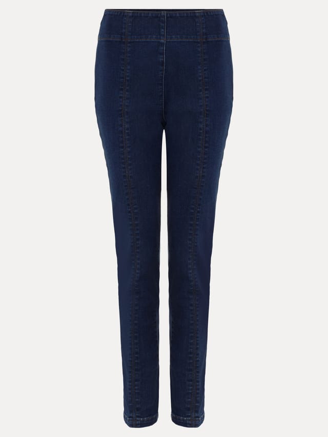 Phase Eight Phase Eight Women's Immie Denim Trousers in Dark Indigo - 2