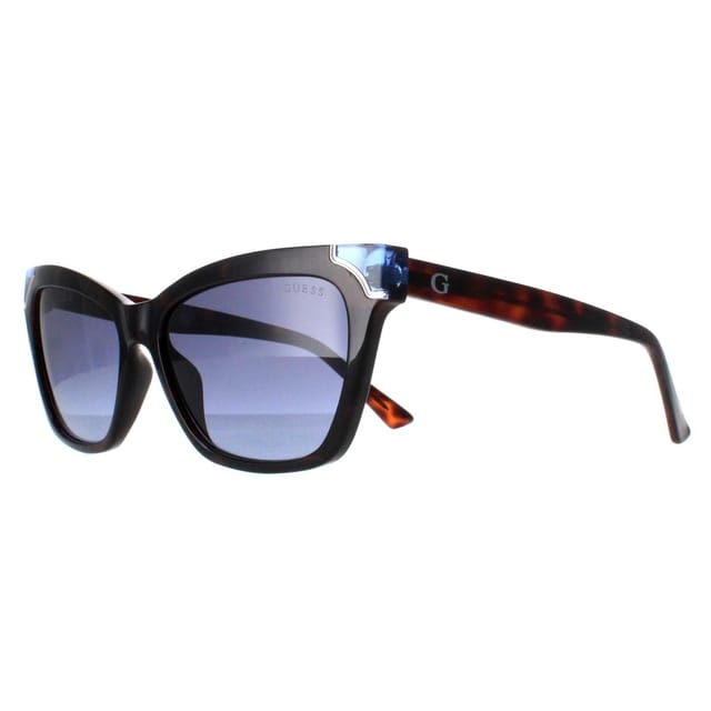 Guess Guess Women's Rectangle Blonde Havana Blue Gradient GU7840 in Brown - 2