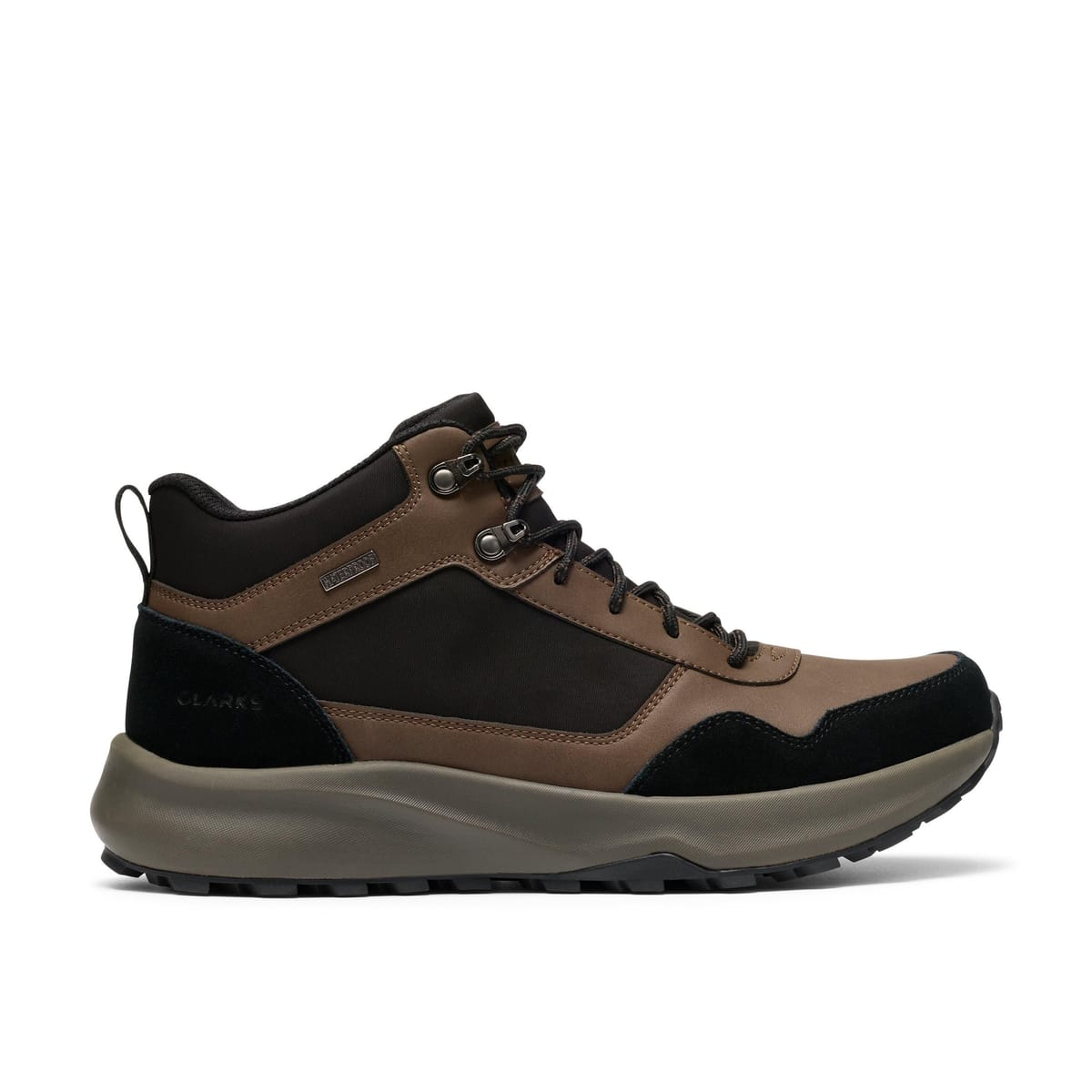 Clarks Clarks Men's Pelmo Hi WP Brown Ankle Boots - 1