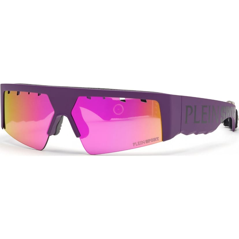 Plein Sport Plein Sport Men's SSP006-71GEAV Square/Rectangle Sunglasses in Purple - 1