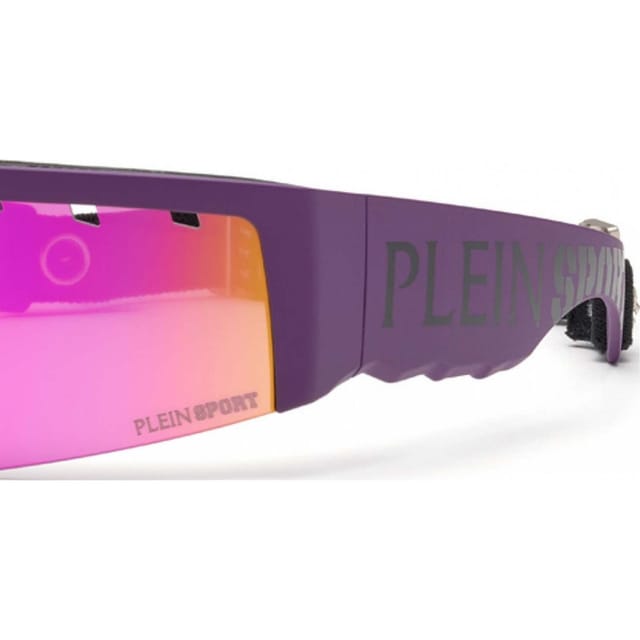 Plein Sport Plein Sport Men's SSP006-71GEAV Square/Rectangle Sunglasses in Purple - 2