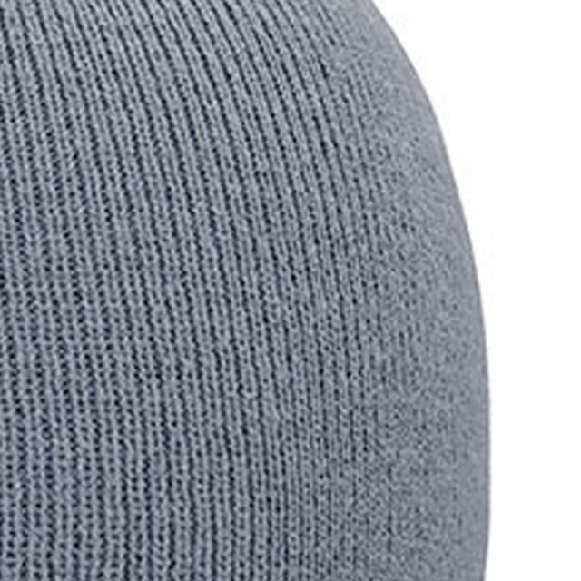 Myrtle Beach Myrtle Beach Men's Contrast Trim Beanie in Mid Grey - 2