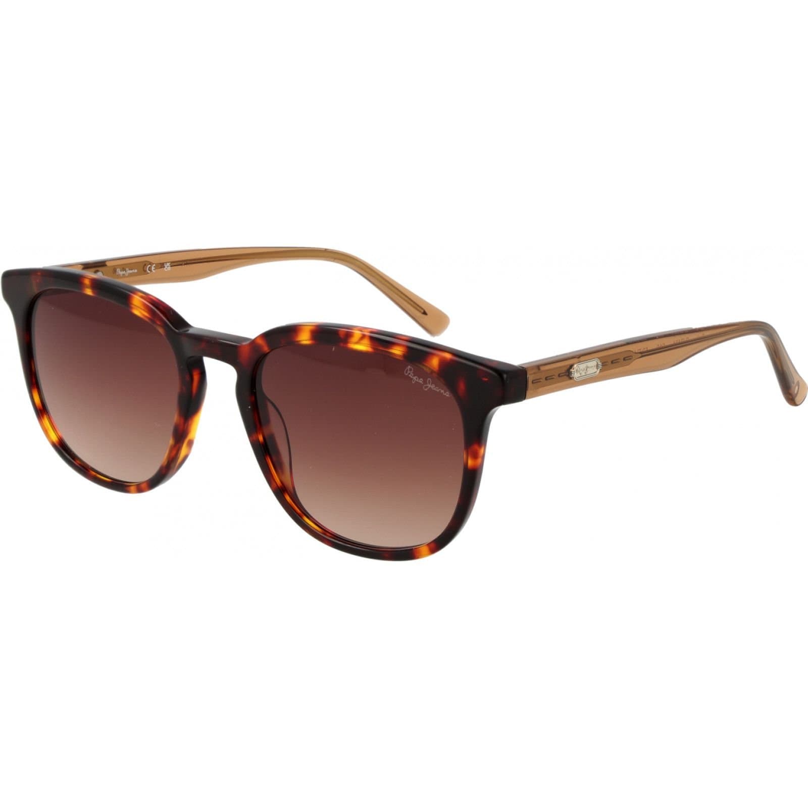 Pepe Jeans Pepe Jeans Men's PJ7434 52010 Square/Rectangle Sunglasses in Brown