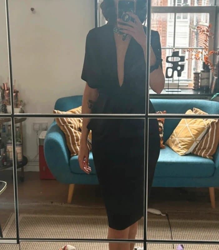 ASOS ASOS Black Midi Dress – Size 10