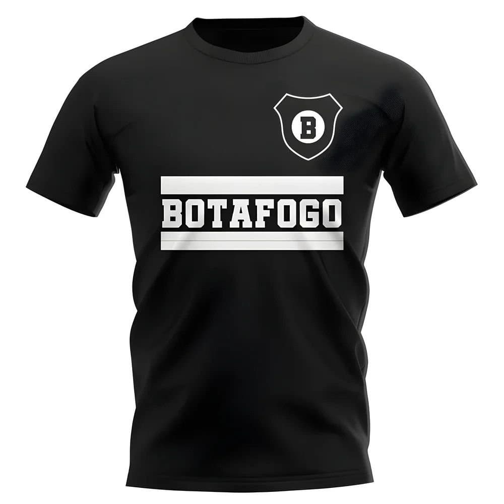 Botafogo Botafogo Men's Personalised Core Football Club T-Shirt in Black