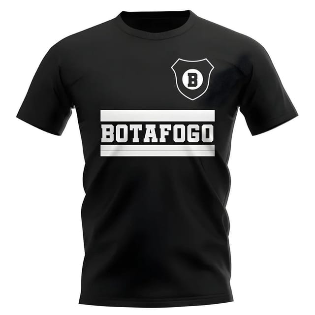 Botafogo Botafogo Men's Personalised Core Football Club T-Shirt in Black - 2