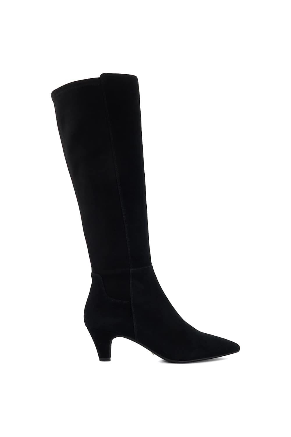 Dune London Dune London Women's Wide Fit 'Sera' Suede Knee High Boots in Black