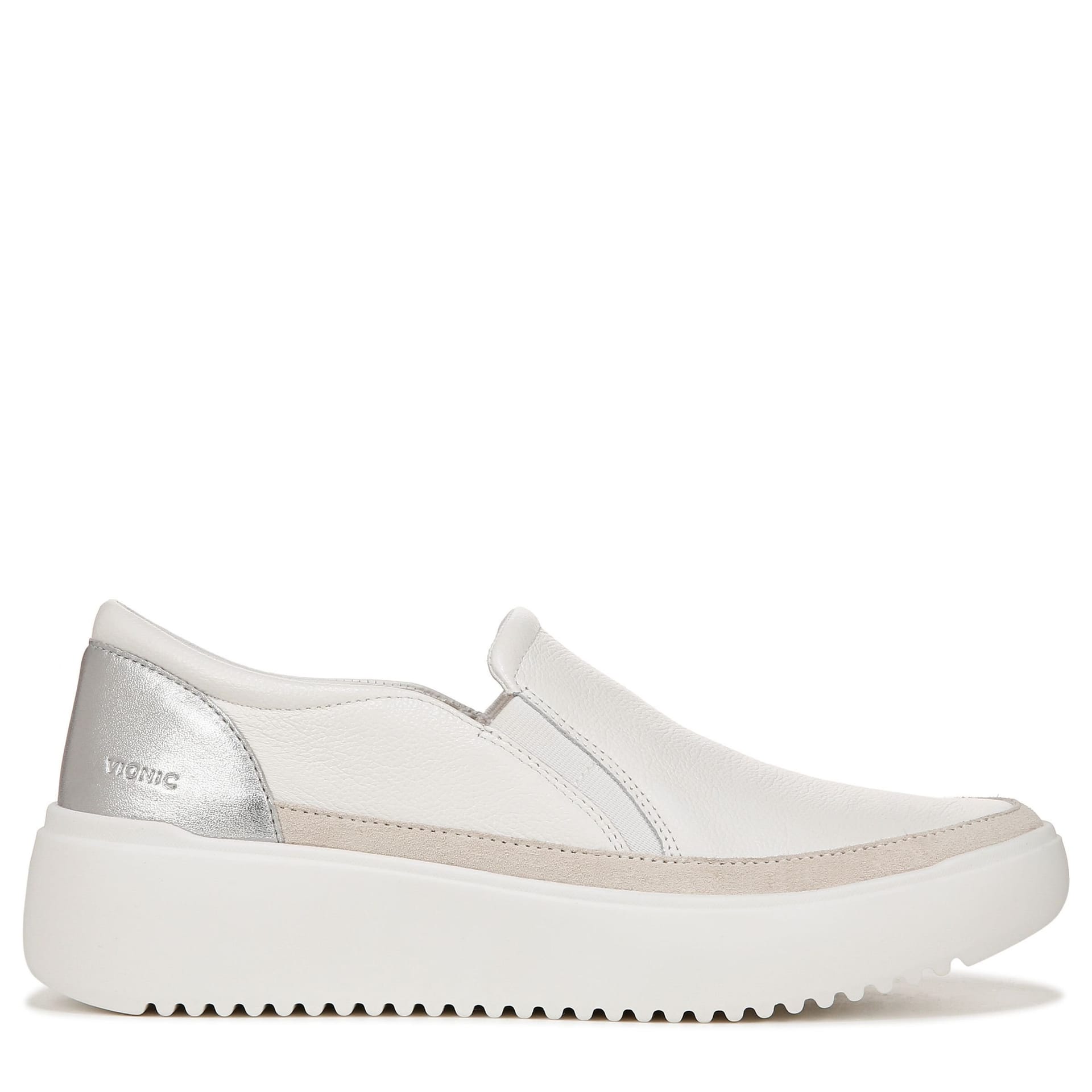 Vionic Vionic Women's Kearny Slip on Trainers in White - 4