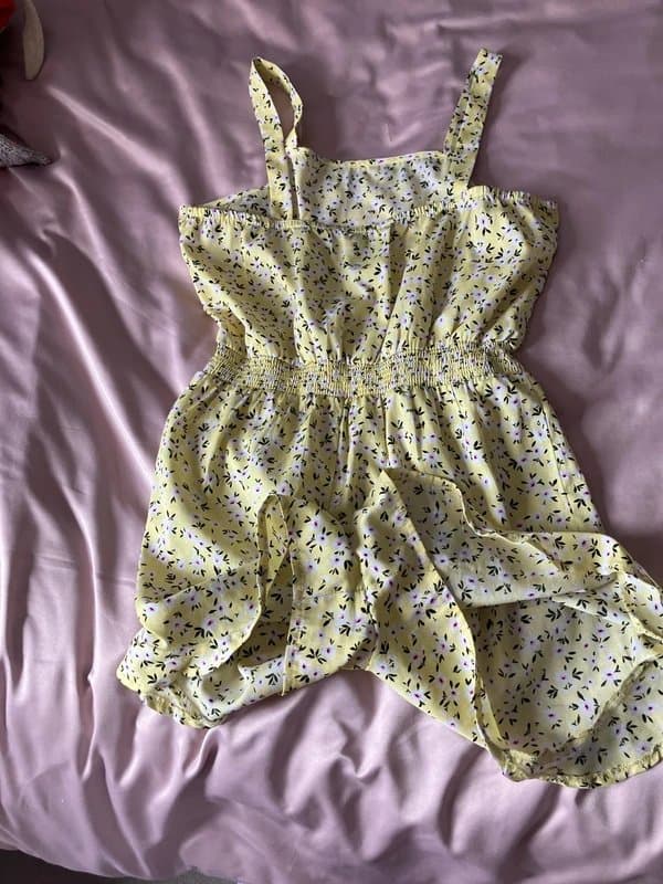 New Look A yellow new look jumpsuit perfect for summer with shorts and straps