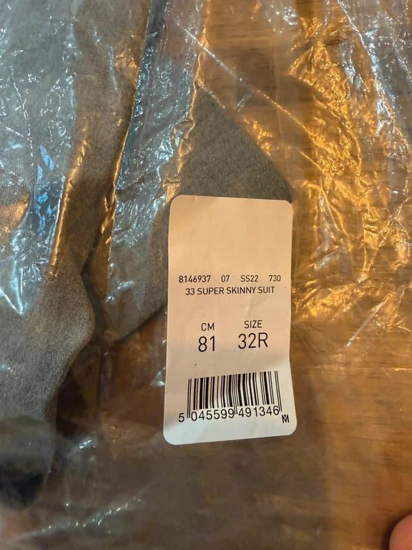 New Look New Look Grey Suit Trousers