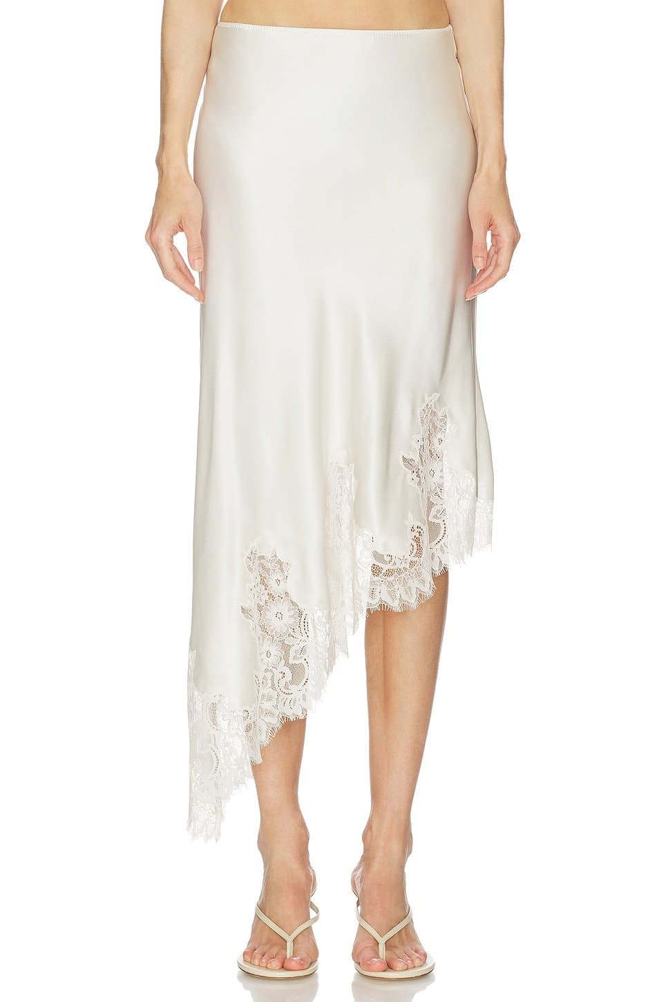 revolve Romy Silk Skirt
