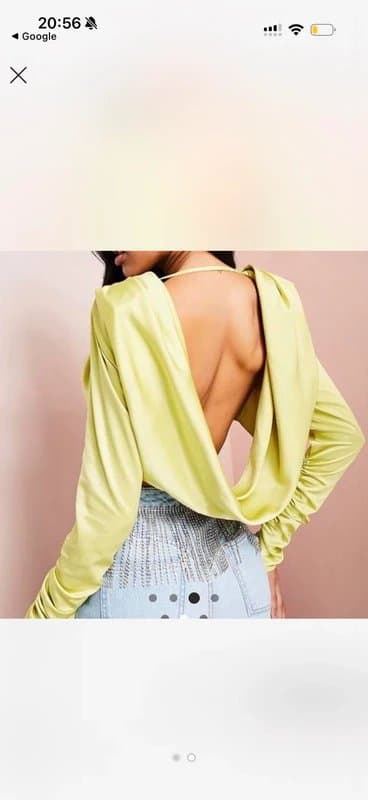 ASOS ASOS design LUXE satin blouse
