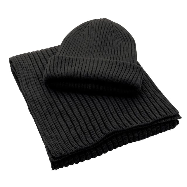 XD Design XD Design Men's Impact Aware Polylana Double Knit Beanie in Black - 3