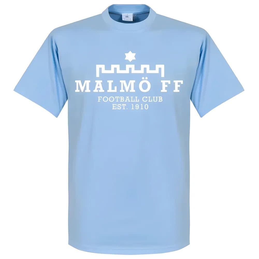 Malmo FF Malmo FF Men's Malmö Team T‑shirt in Light Blue