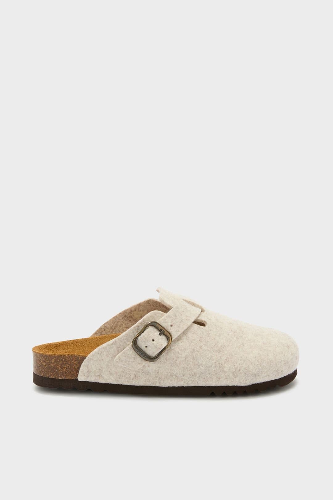 Scholl Scholl Women's Fae Felt Clog Grey in Beige