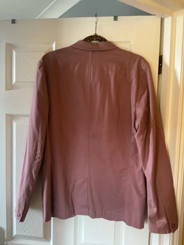 ASOS ASOS men’s dusky pink blazer
