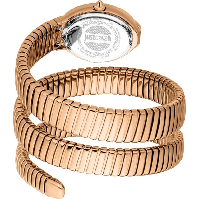 Just Cavalli Just Cavalli Women's JC1L391M0035 Signature Snake 22mm Quartz Watch in Rose Gold - 2