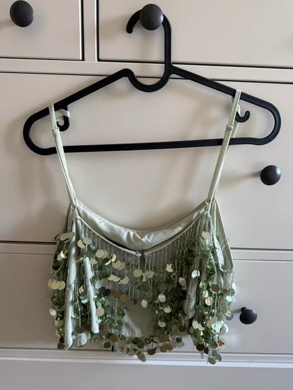 ASOS Design Sequin Top