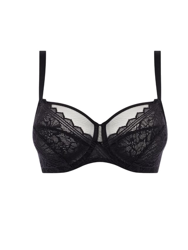 Chantelle Chantelle Women's Easy Feel Floral Touch Full Cup Bra in Black - 3