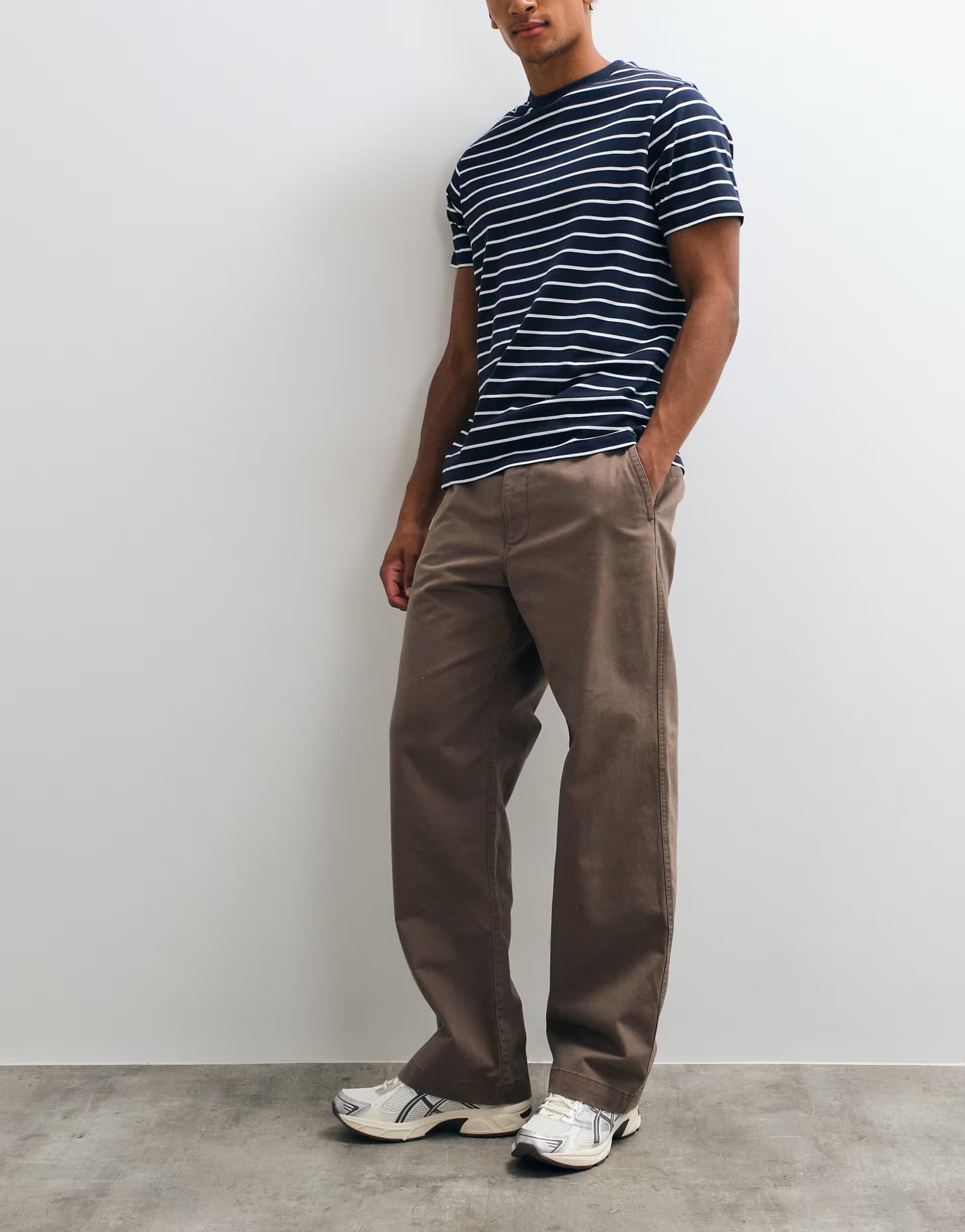 ASOS GAP 90's heavyweight twill trousers in grey