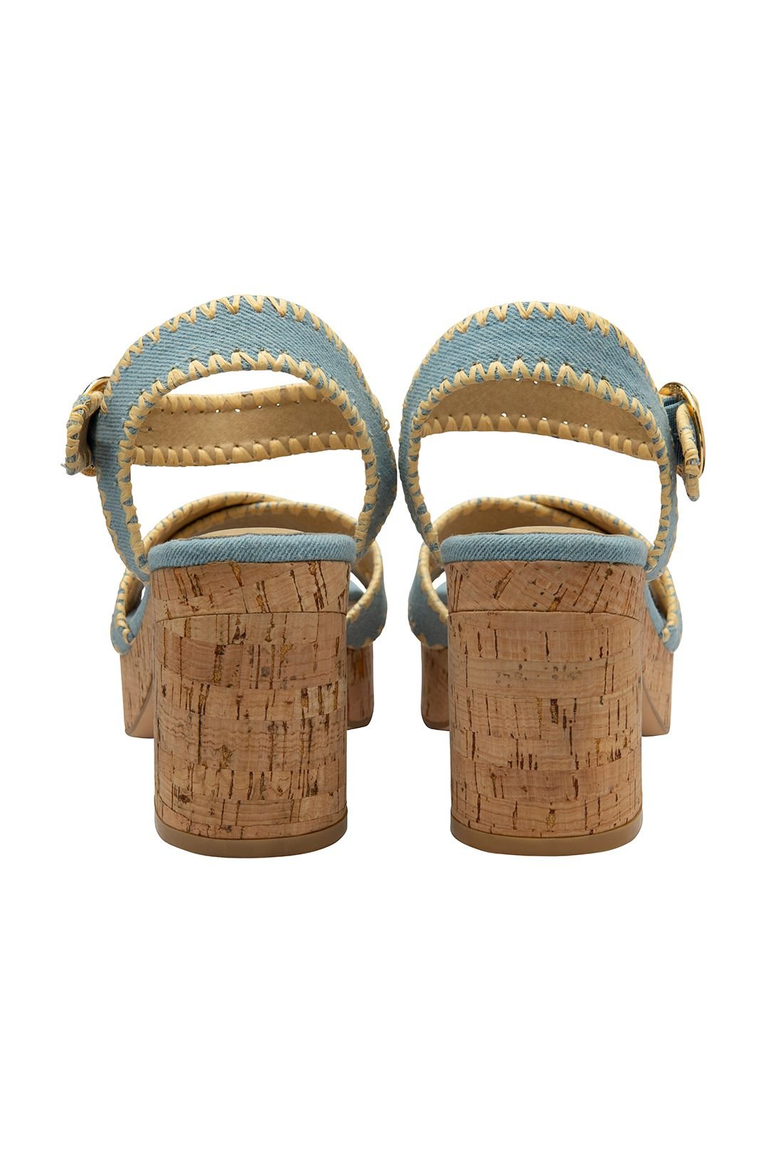 Ravel Ravel Women's Denim 'Ghent' Open-Toe Sandals in Blue - 3