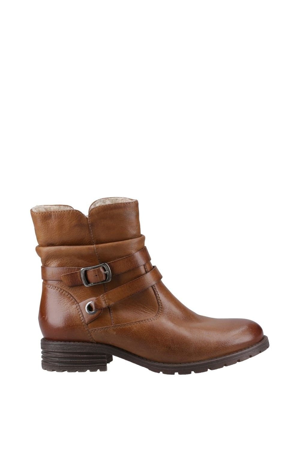 Hush Puppies Hush Puppies Women's 'Piper' Ankle Boots in Tan - 4