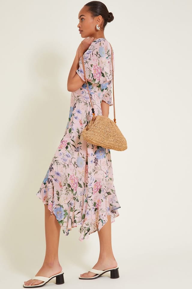 Monsoon Monsoon Women's Sisi Floral Print Dress Pink - 3