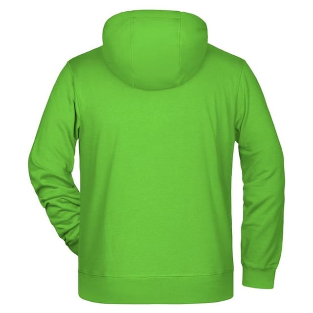 James and Nicholson James and Nicholson Men's Full Zip Hoodie in Green - 2