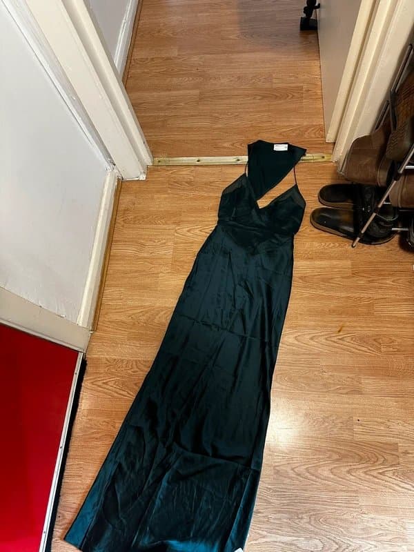 ASOS Tall satin green dress