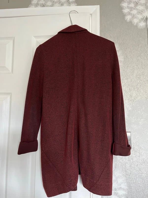 Topshop Burgundy Topshop blazer/shacket