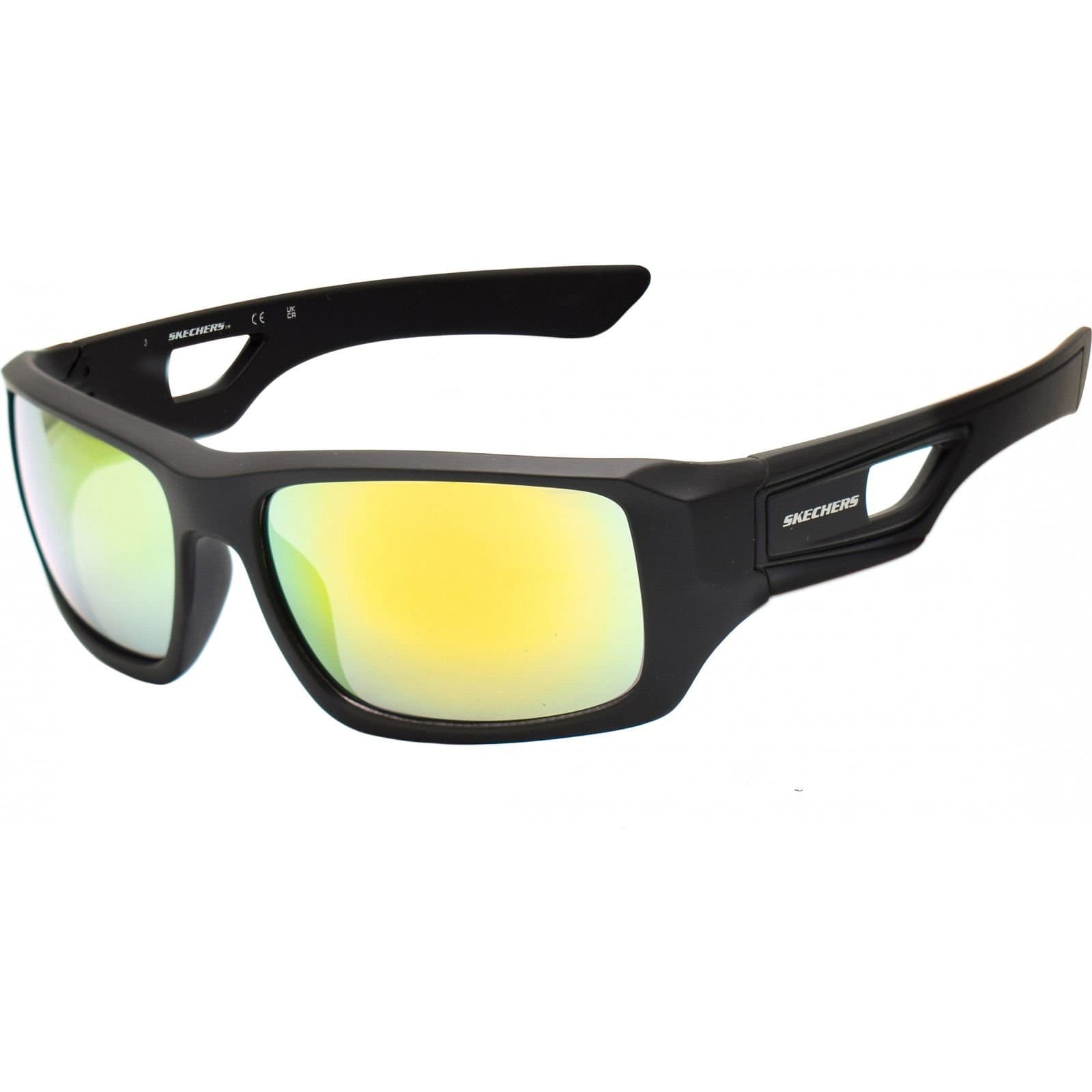 Skechers Skechers Men's SE00015-5902U Square/Rectangle Sunglasses in Black