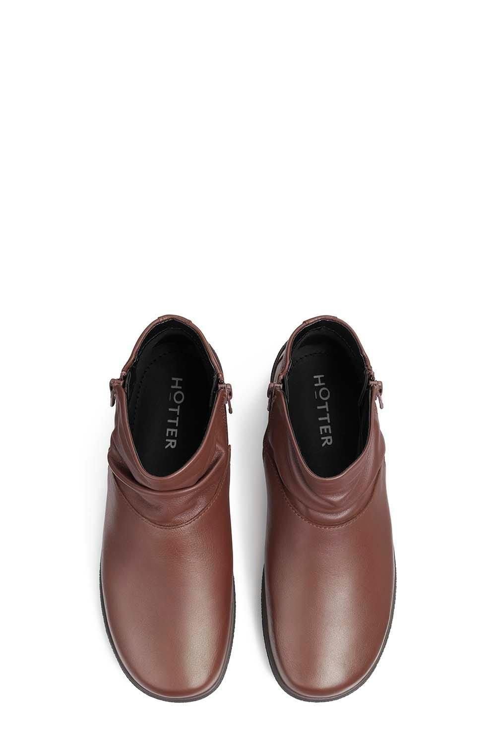 Hotter Hotter Women's 'Murmur' Ankle Boots in Walnut - 3