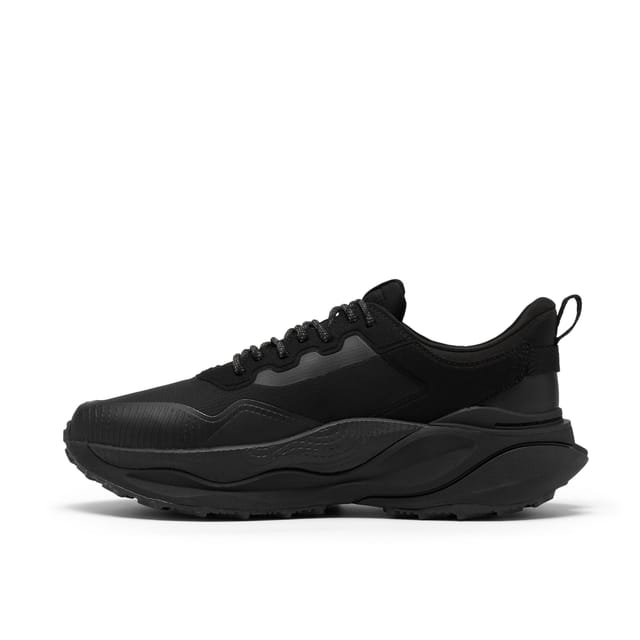 Clarks Clarks Men's Pace Trail Go Waterproof Black/Black Trainers, Walking in Black - 2