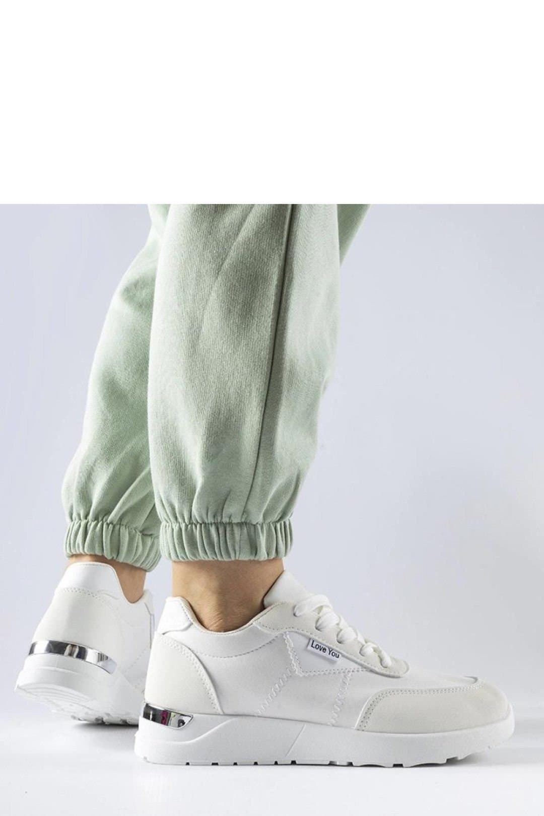 Love Lace Love Lace Women's Geraldino Sport Sneakers with Rubber Sole for Summer Comfort in White
