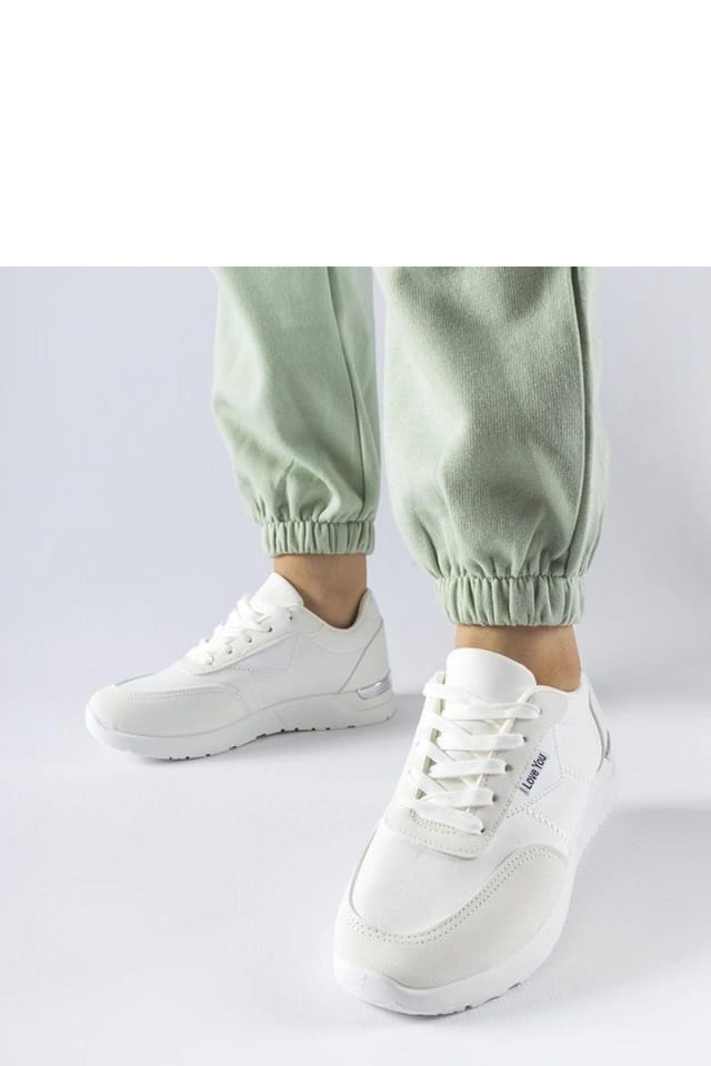 Love Lace Love Lace Women's Geraldino Sport Sneakers with Rubber Sole for Summer Comfort in White - 2