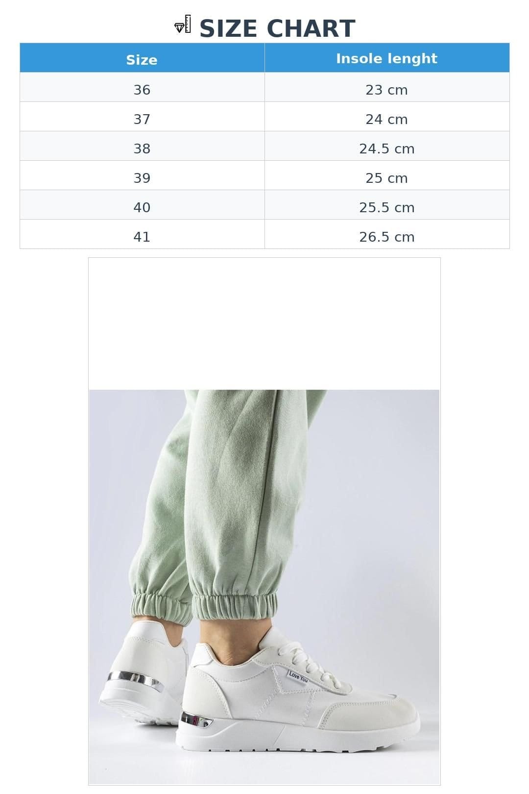 Love Lace Love Lace Women's Geraldino Sport Sneakers with Rubber Sole for Summer Comfort in White - 4