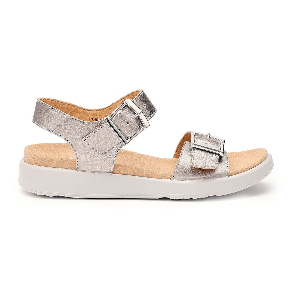 Hotter Hotter Women's 'Corfu' Sandals in Metallics - 1