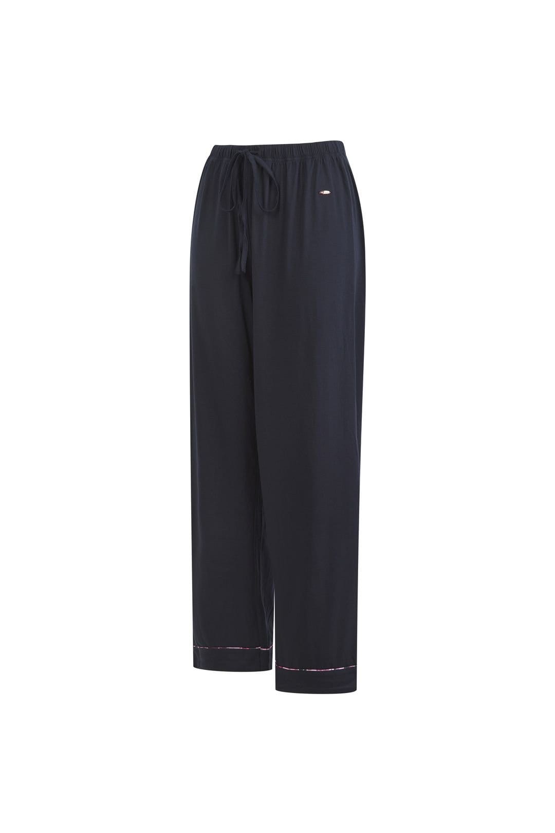 Ted Baker Ted Baker Women's Pandora Long Pyjama Set With Contrast Print Piping After Midnight in Navy - 4