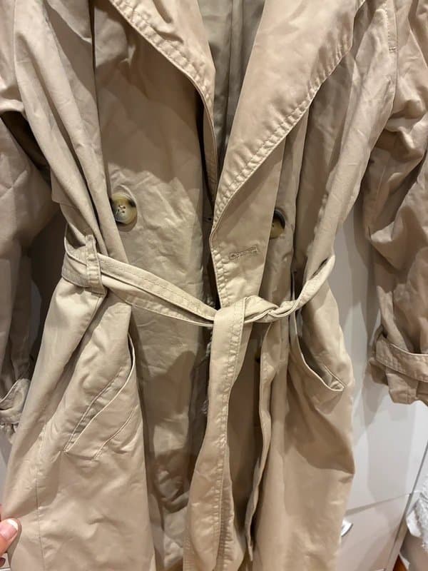 Bershka Bershka long trench jacket