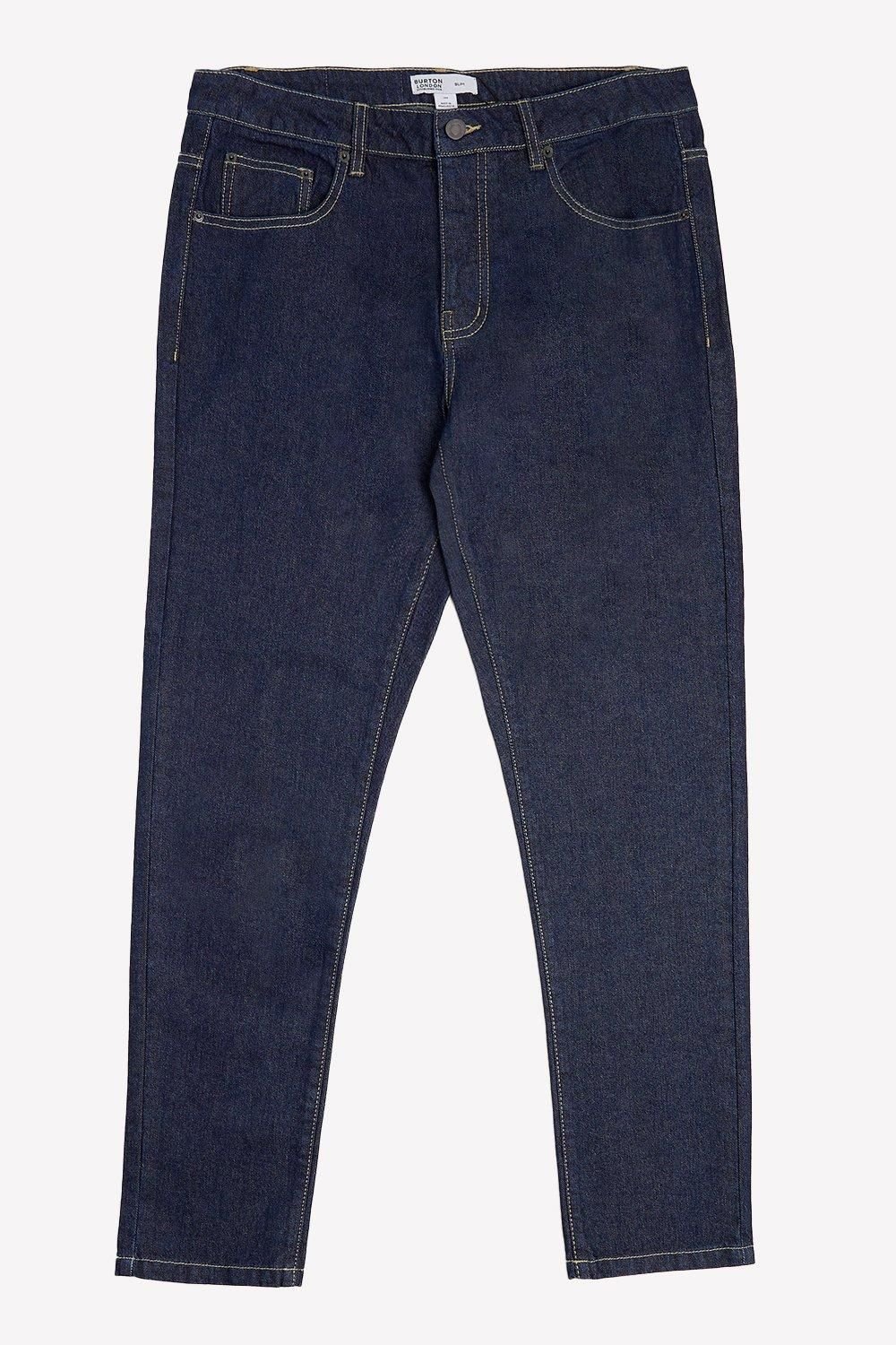 Burton Burton Men's Rinse Slim Fit Jeans in Dark Blue - 4