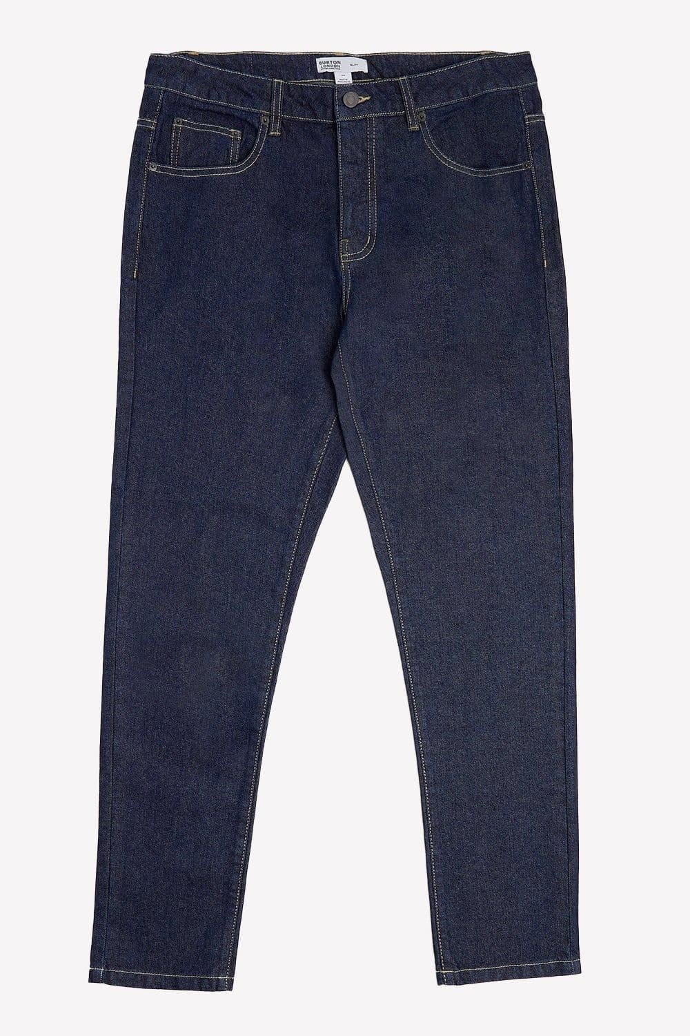 Burton Burton Men's Rinse Slim Fit Jeans in Dark Blue - 4