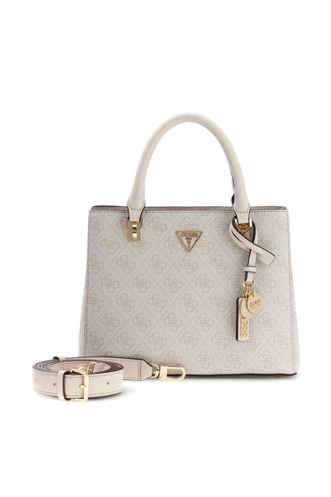 Guess Guess Cream Satchel with Strap