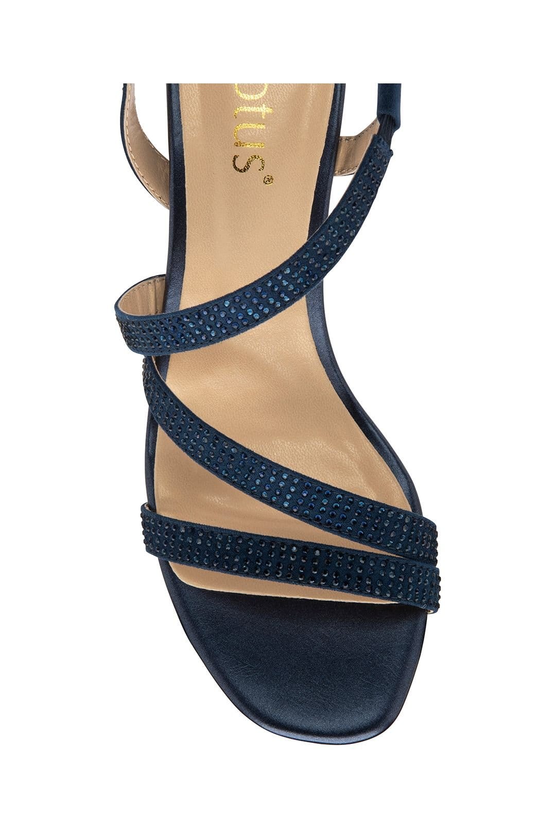Lotus Lotus Women's Navy Pearl 'Bernadette' Open-Toe Sandals - 4