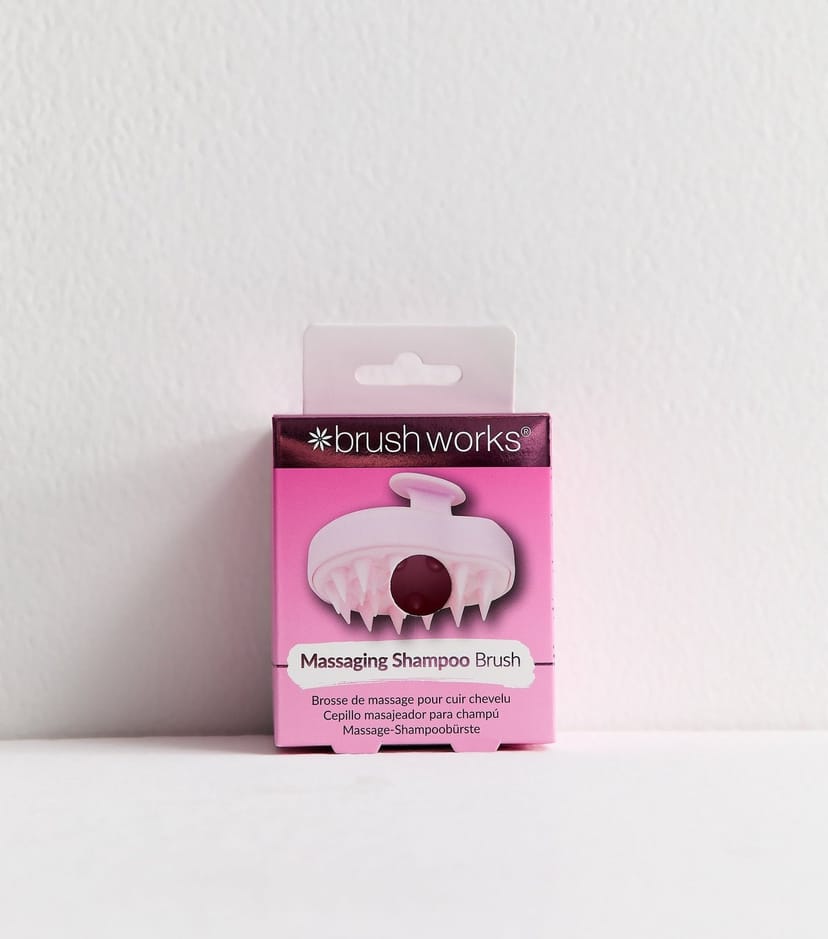 Brushworks Pink Shampoo Brush Brushworks New Look - 1