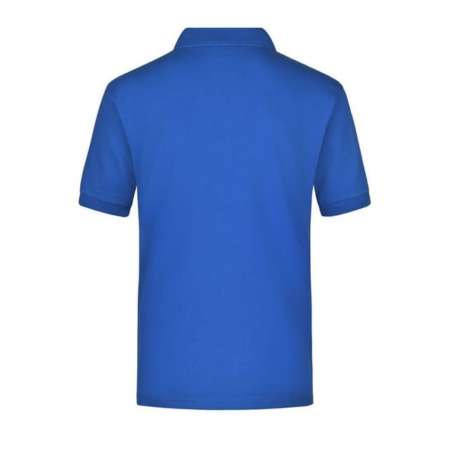 James and Nicholson James and Nicholson Men's Pique Pocket Polo Shirt in Blue - 2