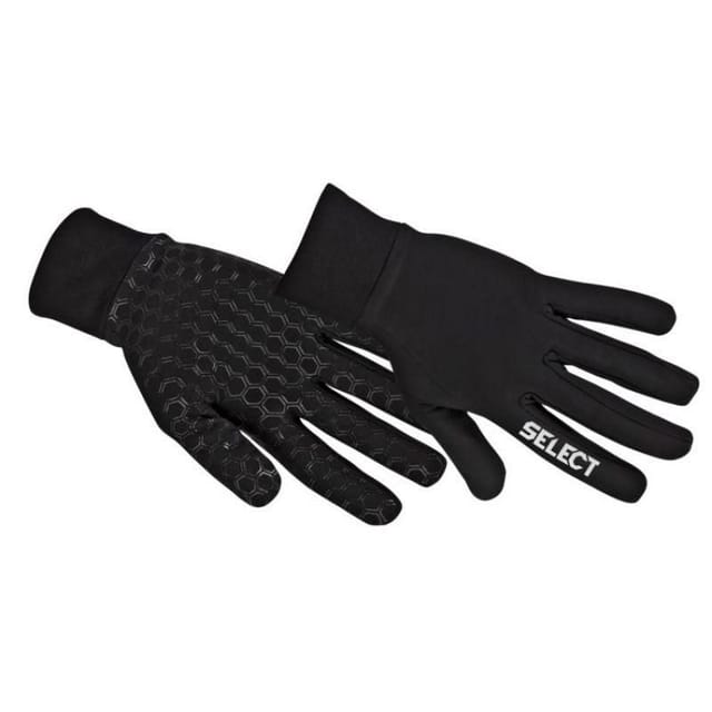 Select Select Men's Logo Sports Gloves in Black - 3