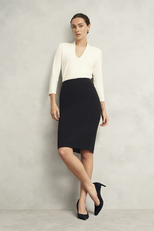 Hobbs London Hobbs London Women's Rae Pencil Skirt in Black - 3