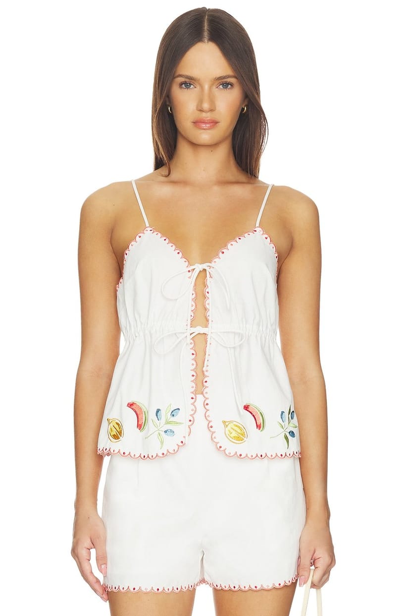 revolve Santorini Embriodered Cami - 1
