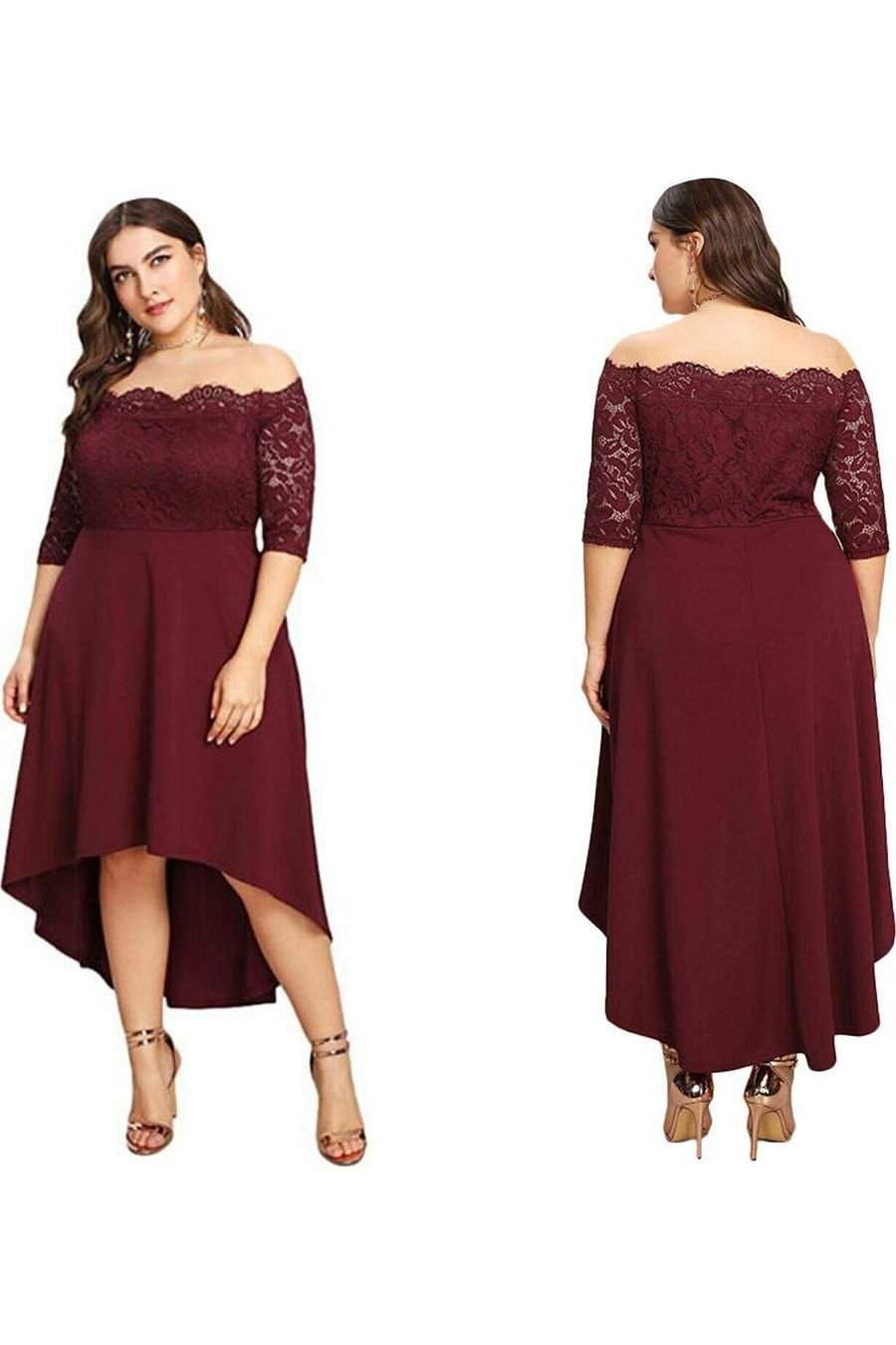 Aquarius AQUARIUS Women's Midi 'party dress' in Red - 2